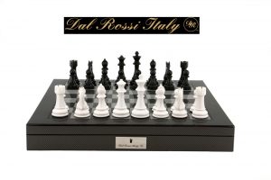 Dal Rossi Black White Chess Set